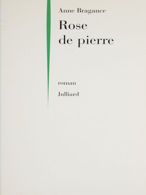 cover image of Rose de pierre